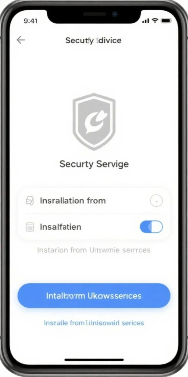 安卓 APK 安装授权教程界面